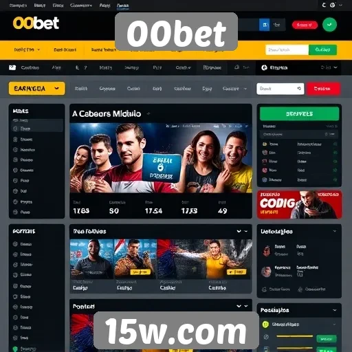Avaliação da interface do site 00bet